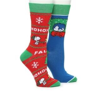 Peanuts Snoopy two pack Christmas Socks